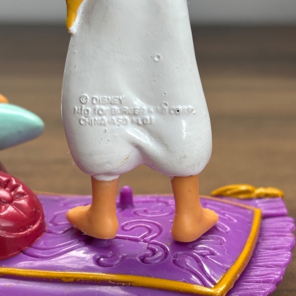 VINTAGE Burger King Toys 1992 DISNEY ALADDIN JASMINE ABU RAJAH JAFAR Figures - Picture 6 of 16